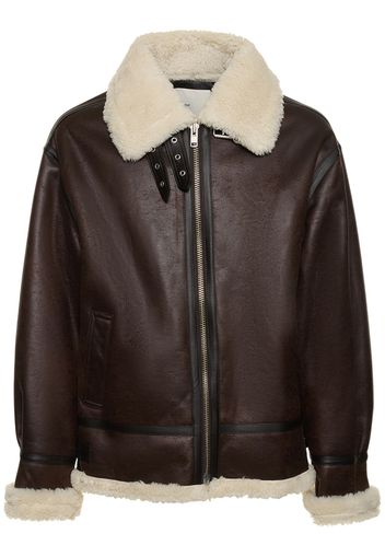 Giacca Unisex Loose Fit In Shearling