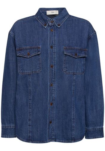 Camicia In Denim Di Cotone