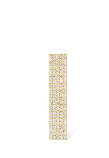 Orecchino Mono Long Beach In Oro 18kt Con Diamanti