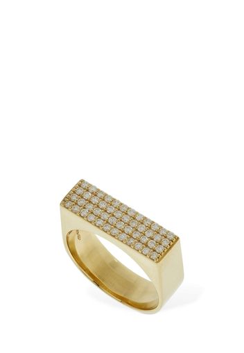 Anello Long Beach In Oro 18kt Con Diamanti