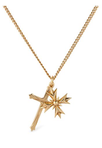 Collana Eb Crest & Cross In Oro