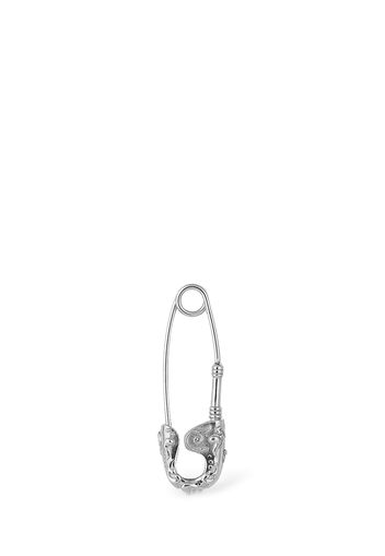 Orecchino Singolo Large Arabesque Safety Pin