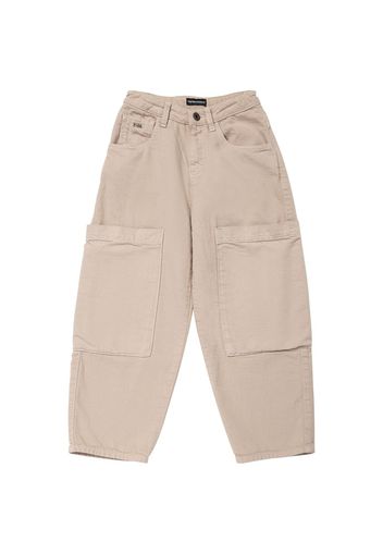 Pantaloni Cargo In Cotone