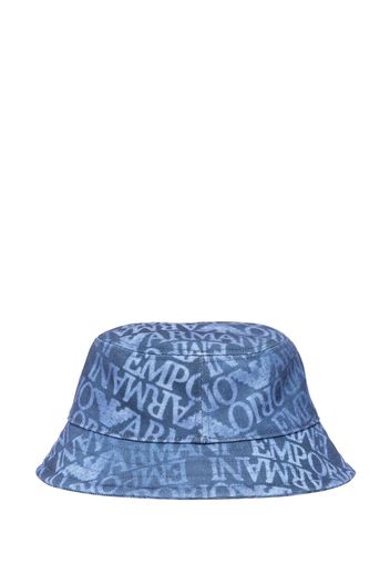 Cappello Bucket In Nylon Con Logo