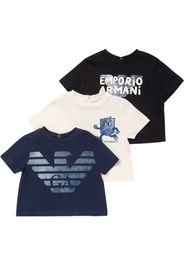 Set Di 3 T-shirt In Jersey Di Cotone