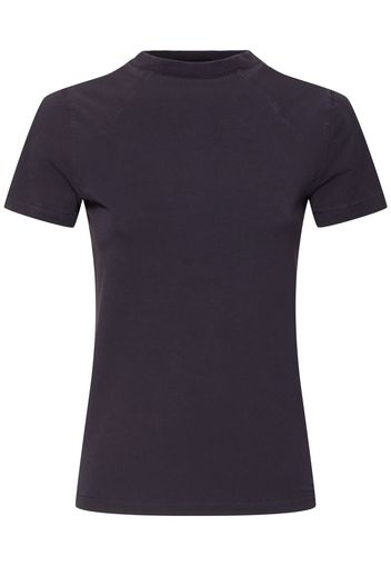 T-shirt In Cotone Stretch