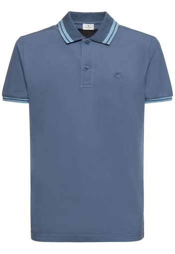 Polo In Cotone Con Logo