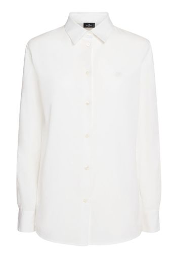 Camicia In Cotone Oxford / Logo