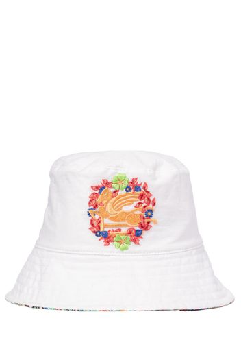 Cappello Bucket In Cotone E Lino