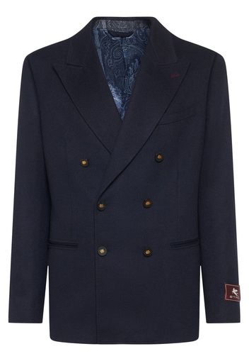 Blazer Doppiopetto In Cashmere