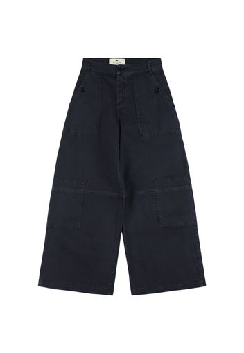 Pantaloni Cargo In Cotone Stretch