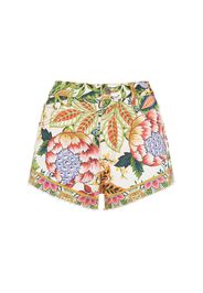 Shorts Vita Media In Denim Di Cotone