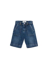 Shorts In Denim Di Cotone