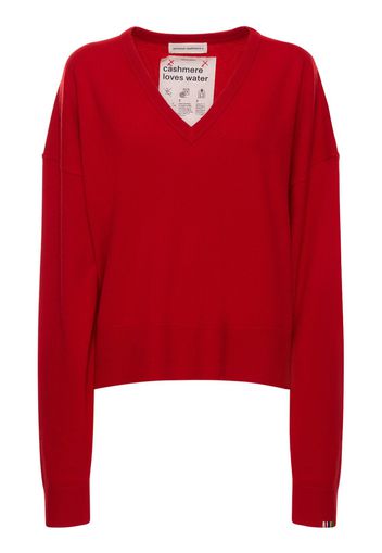 Clash Cashmere Blend V Neck Sweater