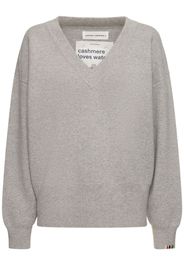 Maglia In Cashmere Con Scollo A V