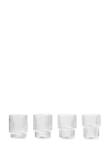 Set Of 4 Small Ripple Glasses