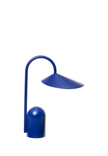 Bright Blue Arum Portable Lamp