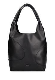 Borsa Shopping Cut Out In Pelle