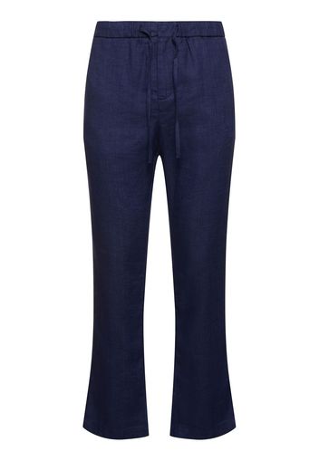 Pantaloni Chino Oscar In Lino E Cotone