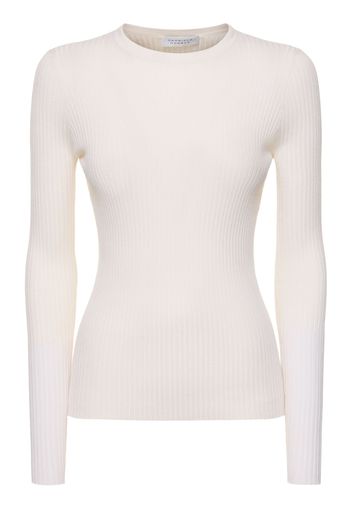 Maglia Margaret In Cashmere E Seta A Costine