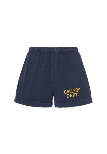 Shorts Zuma In Felpa Di Cotone Con Logo