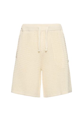 Shorts In Maglia Corchet