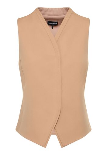 Gilet In Crepe Di Seta