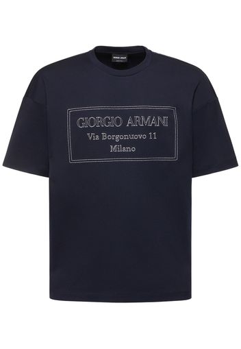 T-shirt In Jersey Con Logo