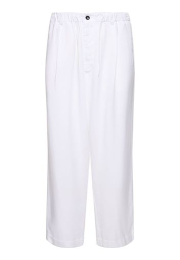 Pantaloni In Lyocell / Girovita Elasticizzato