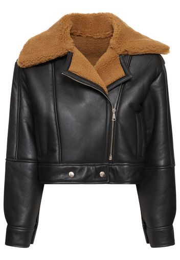 Giacca Biker In Shearling