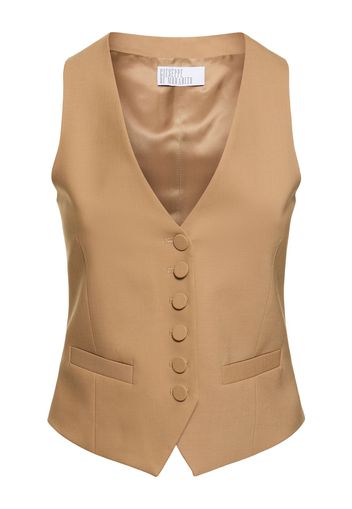 Gilet In Lana Stretch