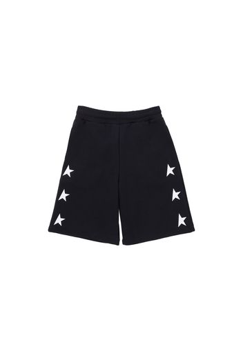 Shorts In Felpa Di Misto Cotone