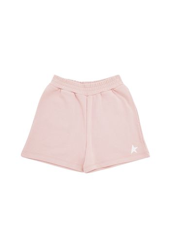 Shorts In Felpa Di Misto Cotone