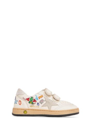 Sneakers Ballstar In Pelle Con Stampa