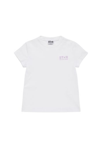 T-shirt Star In Cotone Con Logo