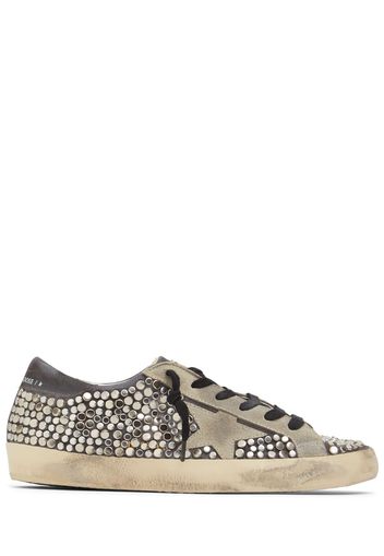 Sneakers Super-star In Pelle Con Borchie 20mm