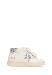 Sneakers June In Pelle Con Glitter