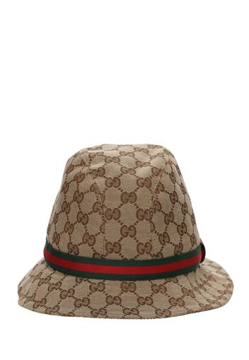 Cappello Bucket In Misto Cotone Gg Supreme