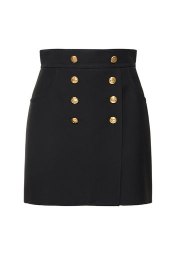 Crepe Cady Silk Blend Skirt