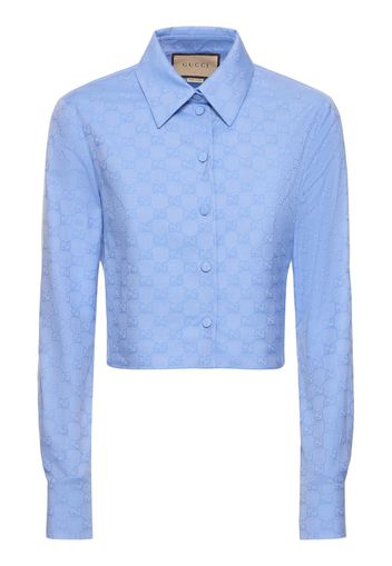 Camicia Gg Supreme In Cotone