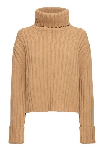 Maglia Collo Alto In Lana E Cashmere