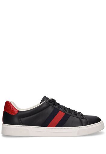 Sneakers Ace In Pelle