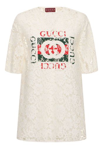 Silk Blend Lace T-shirt