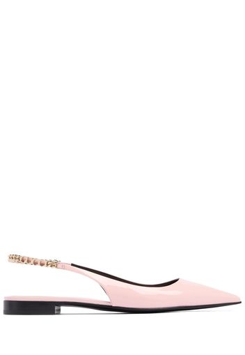 Signoria Leather Slingback Flats