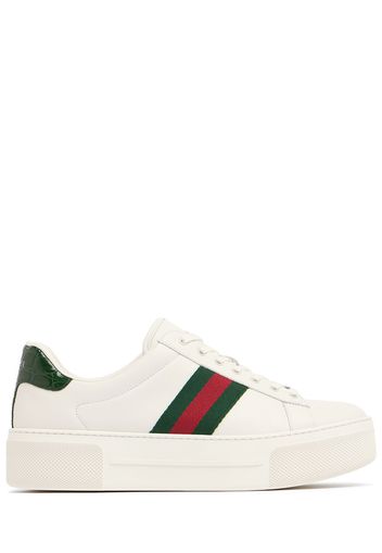 30mm Gucci Ace Leather Sneakers