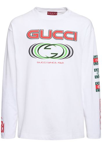 T-shirt In Jersey Di Cotone Con Logo