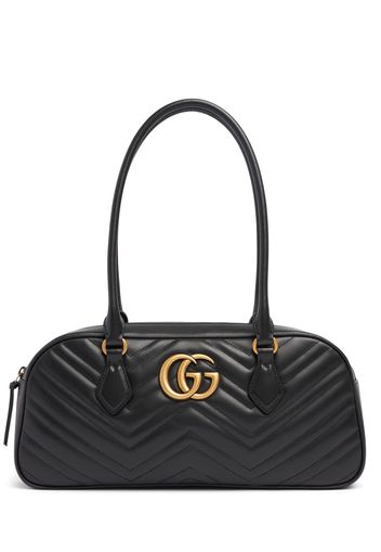 Gg Marmont Leather Top Handle Bag