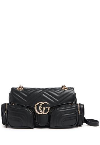 Gg Marmont Leather Shoulder Bag