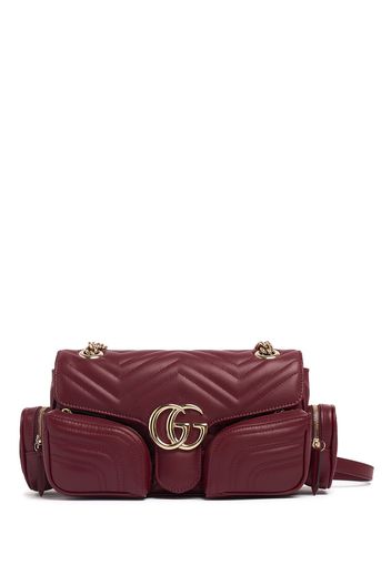 Gg Marmont Leather Shoulder Bag