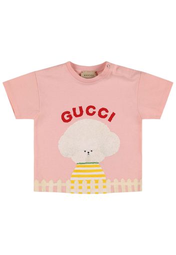 T-shirt In Cotone Con Logo Gucci